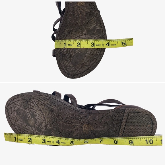 Montego Bay Faux Leather Gladiator Sandals - Picture 7 of 8